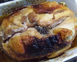 Foto del paso 11 de la receta: Pollo de corral relleno, con puré de boniatos y pudings de Yorkshire