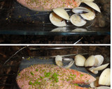 Foto del paso 3 de la receta: Salmón y almejas con lima y eneldo