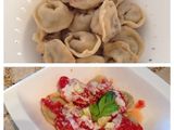 Tortellinis Rellenos de Ragú de Roast Beef, Hongos y Queso Guayanés 