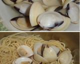 Foto del paso 2 de la receta: Espaguetis al pesto con almejas