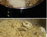 Foto del paso 4 de la receta: Espaguetis al pesto con almejas