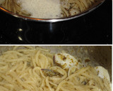 Foto del paso 4 de la receta: Espaguetis al pesto con almejas