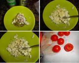 Foto del paso 2 de la receta: Ensalada de espárragos y tomatitos cherry rellenos