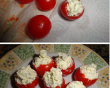 Foto del paso 3 de la receta: Ensalada de espárragos y tomatitos cherry rellenos