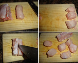 Foto del paso 1 de la receta: Brochetas de conejo y manzana