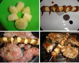 Foto del paso 3 de la receta: Brochetas de conejo y manzana