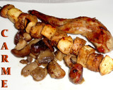Foto del paso 6 de la receta: Brochetas de conejo y manzana