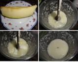 Foto del paso 1 de la receta: Crema bicolor de mango y melón