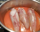 Foto del paso 5 de la receta: Calamares rellenos de gambas y berenjena