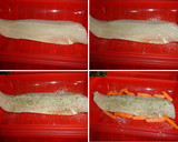 Foto del paso 1 de la receta: Merluza a la papillotte con salsa de espárragos