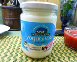 Foto del paso 1 de la receta: Postre yogur con salsa de frambuesas y arándanos
