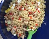 Foto del paso 4 de la receta: Ensalada de pasta y pollo asado estilo "Deli"
