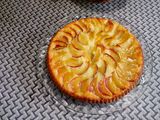 Tarta invertida de manzanas