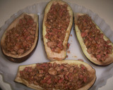 Foto del paso 3 de la receta: Berenjenas rellenas con longaniza roja murciana