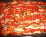 Foto del paso 5 de la receta: Canelones de macarrones gratinados
