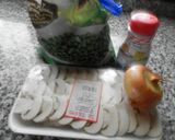 Foto del paso 1 de la receta: Guisantes con champiñones