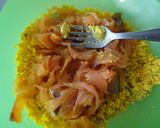 Foto del paso 4 de la receta: Huevos con salmón