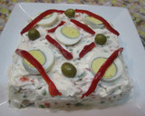 Foto del paso 9 de la receta: Ensalada rusa con huevos y tomates