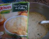 Foto del paso 2 de la receta: Tarta con verduras de puchero y sopa crema de pollo