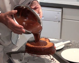 Foto del paso 13 de la receta: Tarta corazón San Valentín con ganache de chocolate