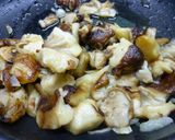 Foto del paso 5 de la receta: Tagliatelline seis sabores con hongos y salsa boloñesa
