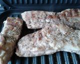 Foto del paso 2 de la receta: Pechito de cerdo con manta al grill