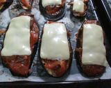 Foto del paso 3 de la receta: Pizzetas de berenjenas con champiñones