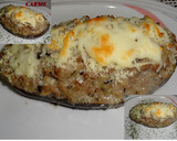 Foto del paso 7 de la receta: Berenjena rellena de carne trufada