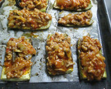 Foto del paso 6 de la receta: Pizzetas de calabacines con boloñesa