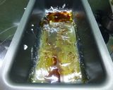 Foto del paso 7 de la receta: Budín de plátano con mermelada de arándanos