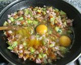 Foto del paso 3 de la receta: Tarta de hojaldre con verduras y chopped de pork