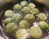 Foto del paso 1 de la receta: Coles de Bruselas a la crema
