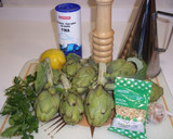 Foto del paso 1 de la receta: Alcachofas a "la perolica"