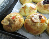 Foto del paso 8 de la receta: Brioches con muesli crujiente y frutas