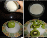 Foto del paso 3 de la receta: Panna cotta de coco y kiwi