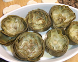 Foto del paso 8 de la receta: Alcachofas rellenas de morcilla y gratinadas con queso mozzarella
