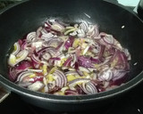 Foto del paso 4 de la receta: Judías verdes rehogadas con cebolla morada