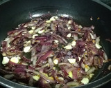 Foto del paso 6 de la receta: Judías verdes rehogadas con cebolla morada