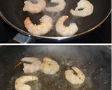 Foto del paso 2 de la receta: Arroz meloso con langostinos y almejas