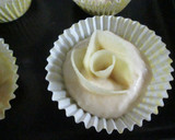 Foto del paso 5 de la receta: Muffin con rosa de manzana azucarada