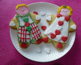 Foto del paso 14 de la receta: Galletas de mantequilla San Valentín - Pareja de enamorados