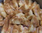 Foto del paso 8 de la receta: Pastel de manzana con frambuesas y semillas de amapola