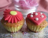 Foto del paso 11 de la receta: Cupcake de chocolate blanco con adornos de fondant