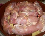 Foto del paso 2 de la receta: Muslos de pollo rellenos con queso cheddar y jamón al coñac