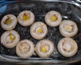 Foto del paso 1 de la receta: Champiñones rellenos de jamón y nata