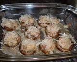 Foto del paso 5 de la receta: Champiñones rellenos de jamón y nata