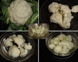 Foto del paso 1 de la receta: Gratinado de coliflor y espinacas con queso azul