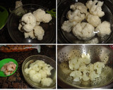 Foto del paso 1 de la receta: Pastel de coliflor y langostinos