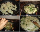 Foto del paso 4 de la receta: Pastel de coliflor y langostinos