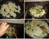 Foto del paso 4 de la receta: Pastel de coliflor y langostinos